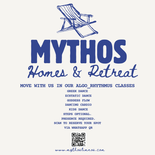Mythos Homes & Retreat shell emblem for afternoon and night classes