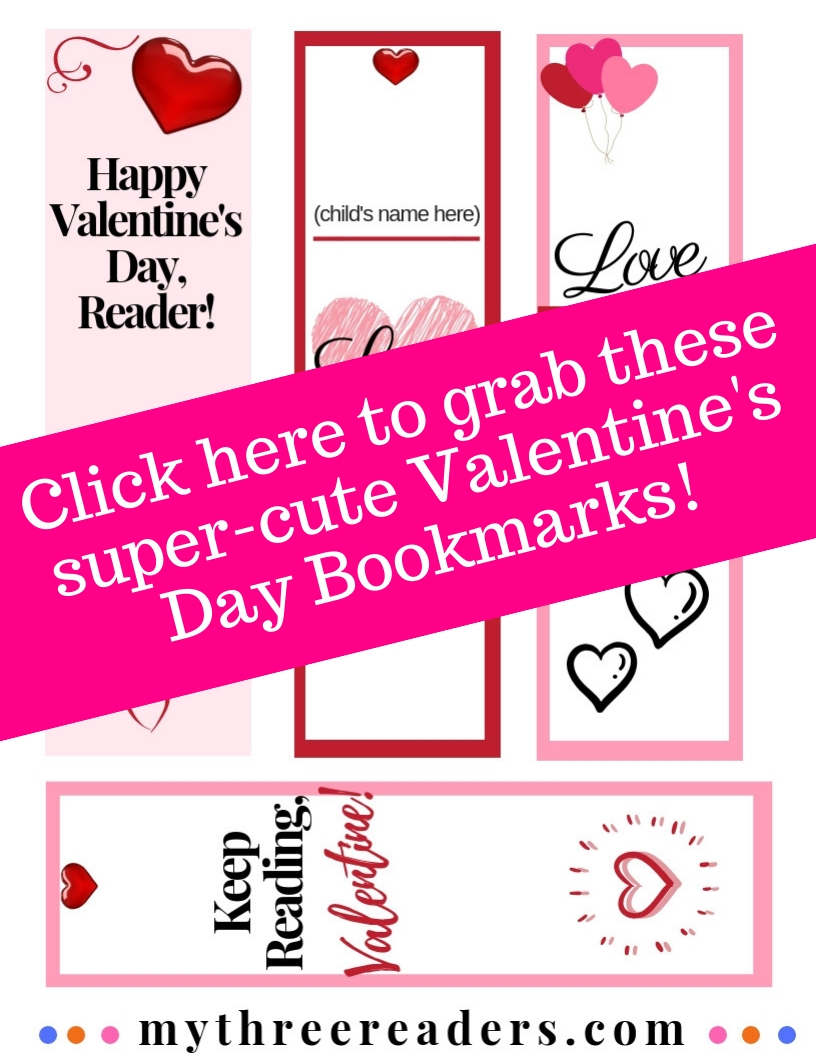 16 free printable valentines bookmarks perfect for beginning readers