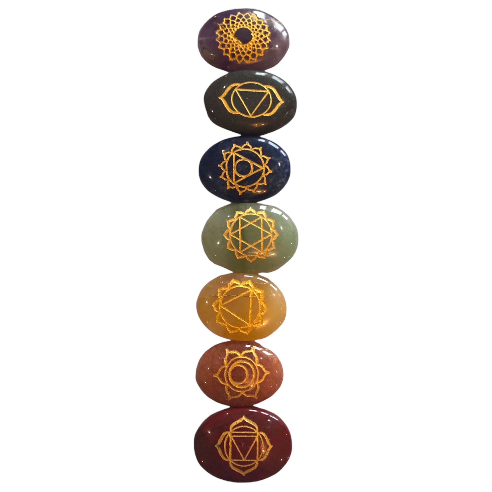 Oval Healing Chakra Stones - Image 3