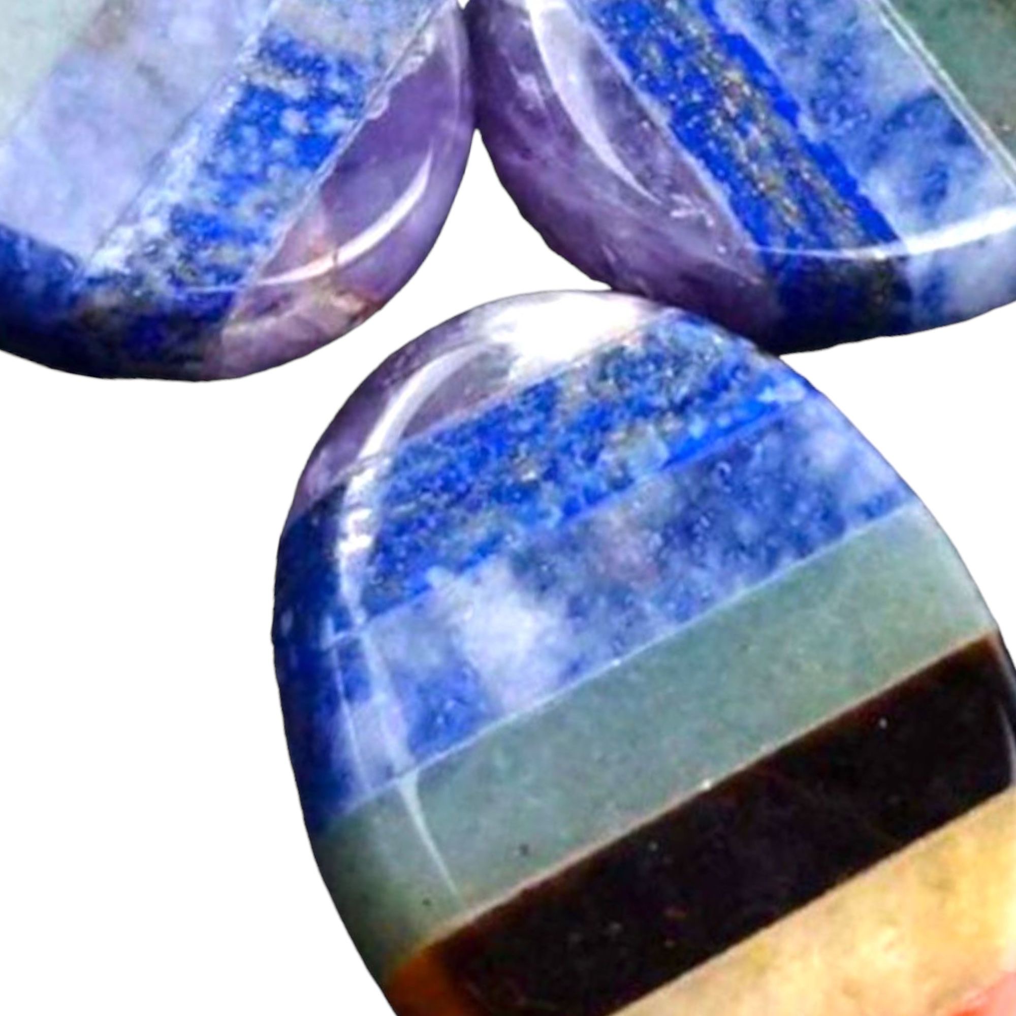 Chakra rainbow worry stone - Image 3