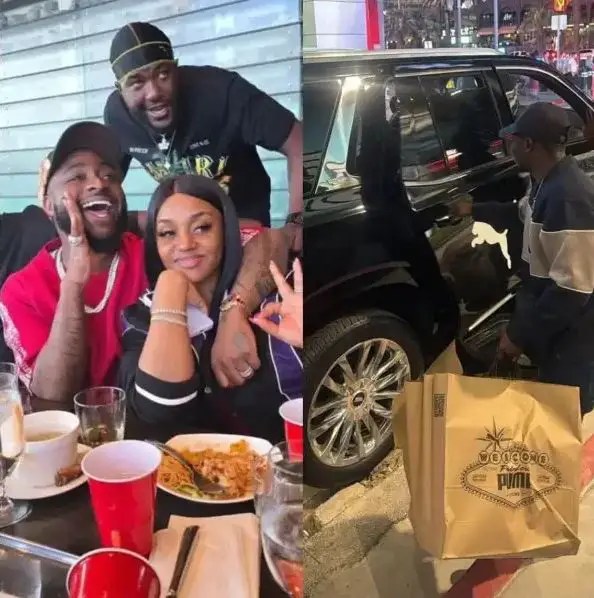 Davido and Chioma share romantic moments in Las Vegas