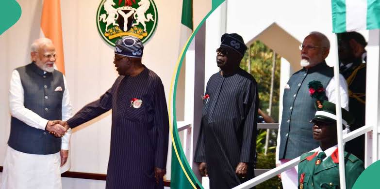 BREAKING: Tinubu confers GCON on Indian PM Modi