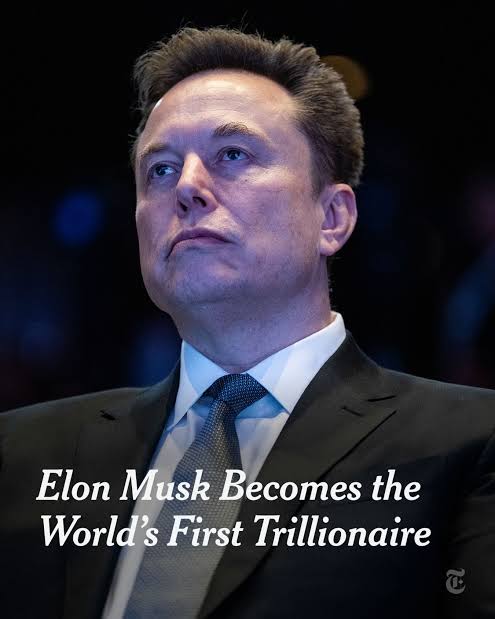 Elon Musk becomes world's first trillionaire