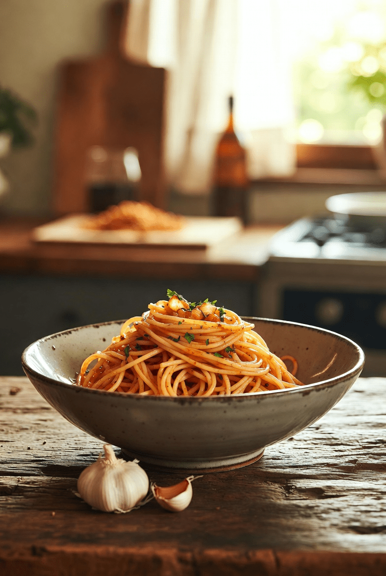 Aglio e Olio (Garlic & Oil Pasta)