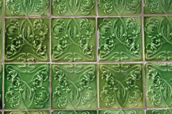 Lots of blue and whilte, but these green are stunning