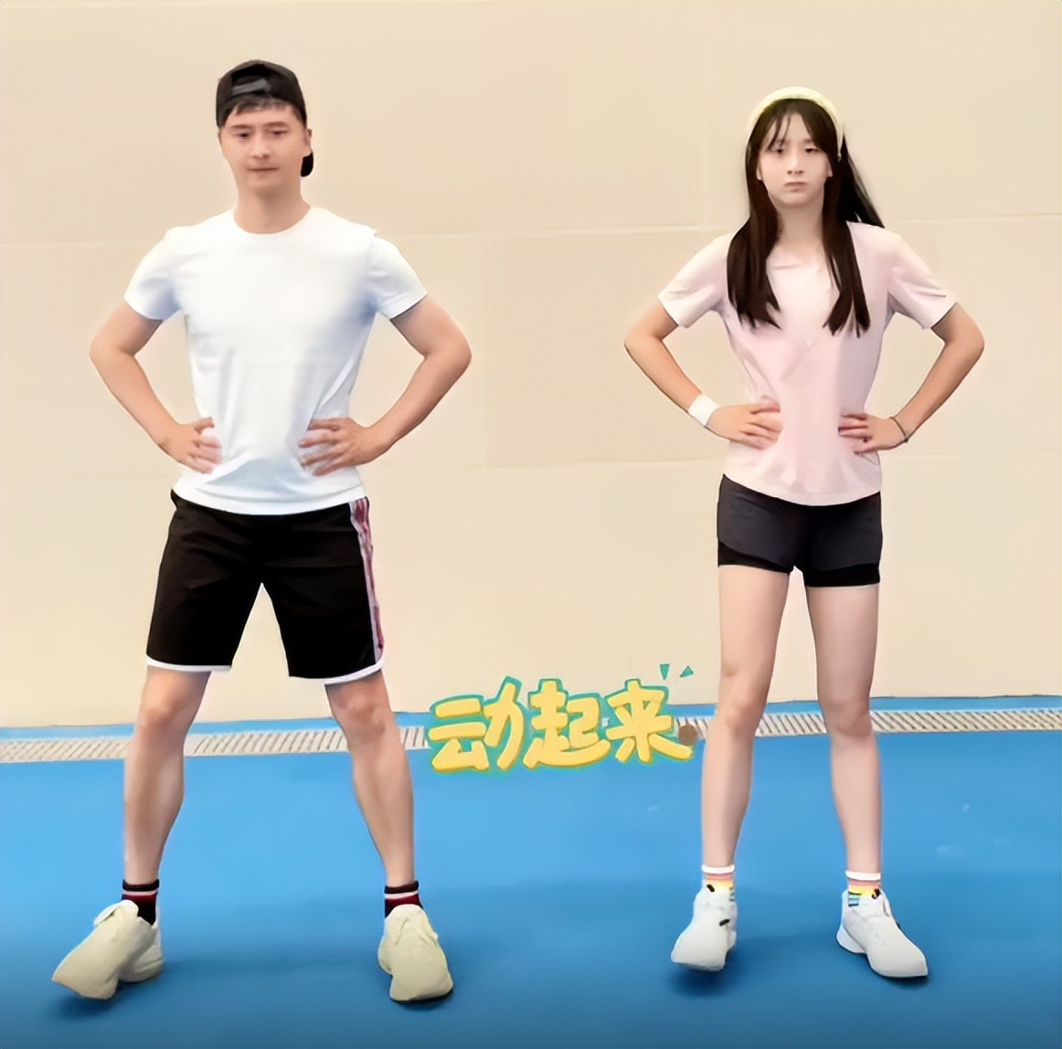 田亮与女儿同框跳舞14岁森碟身高优越直追爸爸