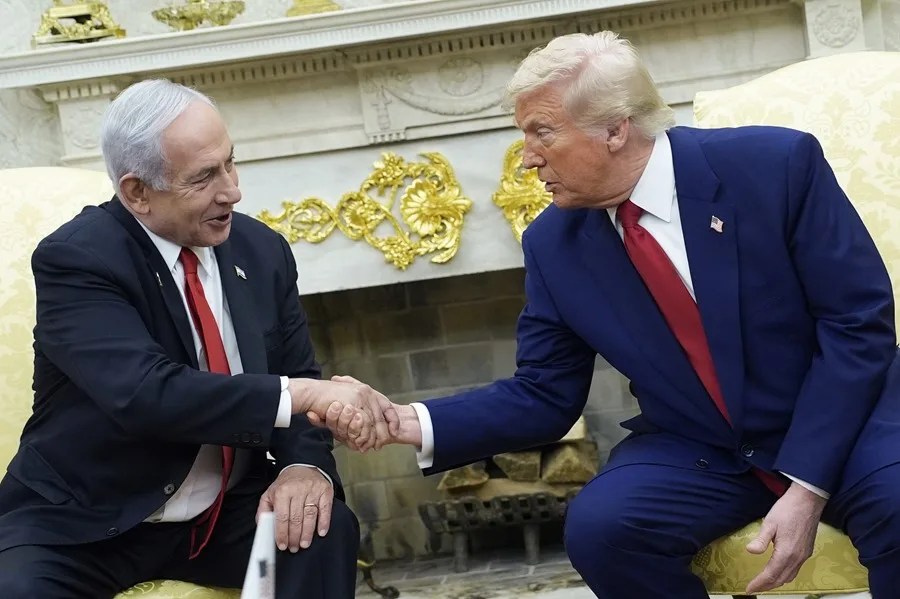 Netanyahu dice que trabaja un plan para Lazada con Trump, pero que no está terminado