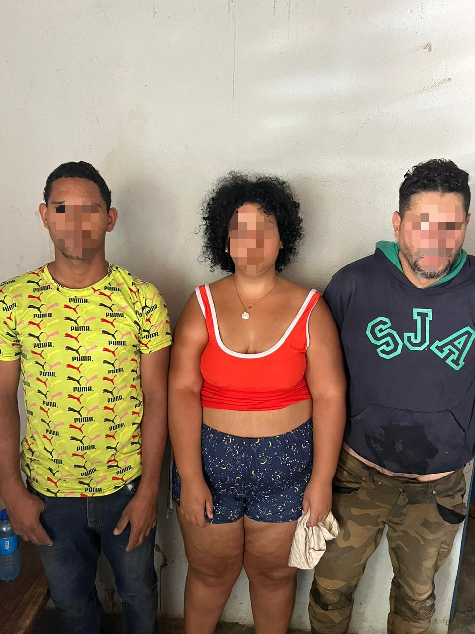 PN detiene tres personas y ocupa cableado eléctrico sustraído de una cabaña en San José de las Matas