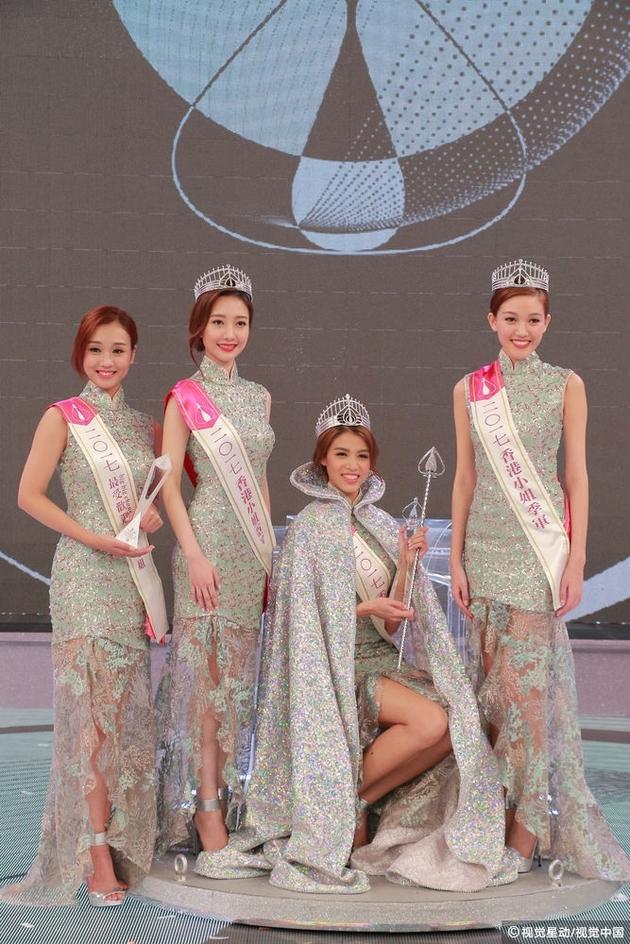 Crowned 2017 香港小姐冠军| live for your future. 2017年香港小姐冠亚季军亮相 雷庄儿想拍武打电影|香港小姐|雷庄儿|何依婷_新浪娱乐_新浪网