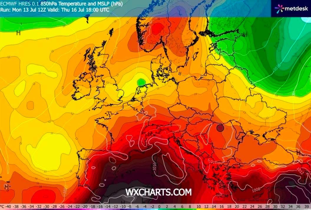 Temperaturile cresc în Bistrița-Năsăud. Maximele pot depăși 30 de grade, dar ploile nu dispar complet
