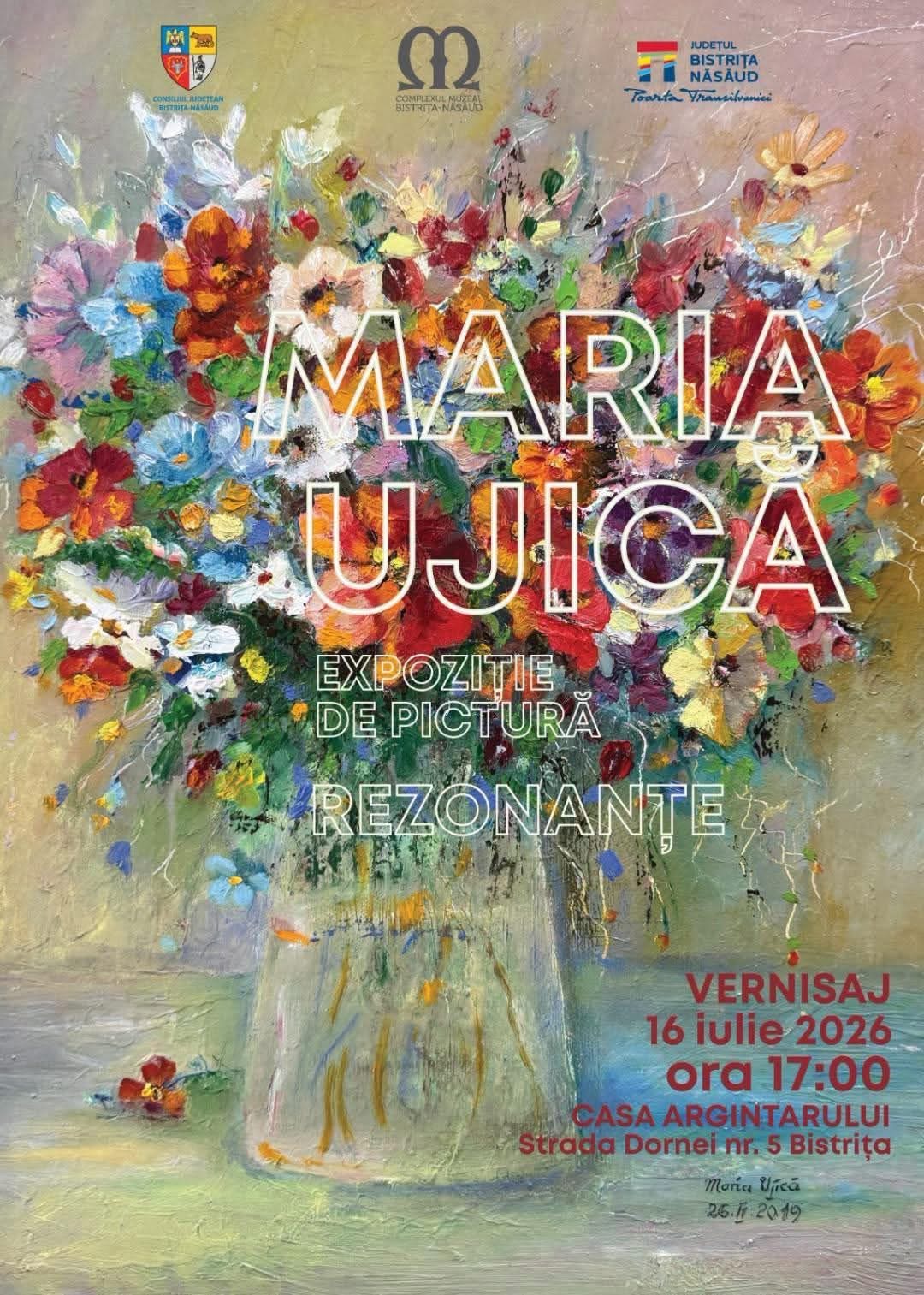 Complexul Muzeal Bistrița-Năsăud găzduiește vernisajul expoziției „REZONANȚE”, semnată de Maria Ujică