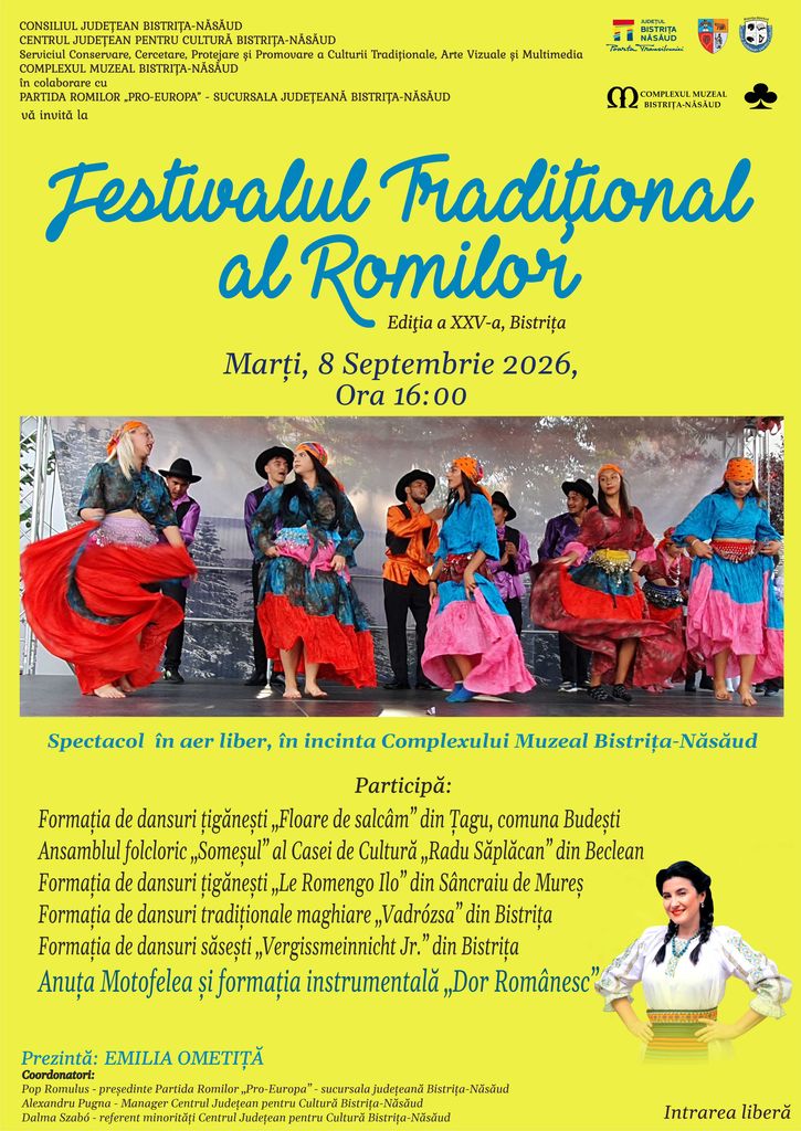 Festivalul Tradițional al Romilor ajunge la ediția a XXV-a. Intrarea este liberă