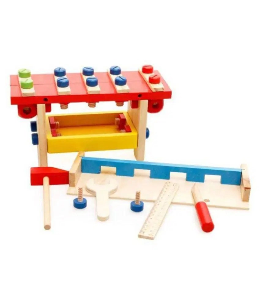Consider the pros and cons of used or new tools before making your purchase. Multifunctional Work Bench Tool Kit Pretend Wooden Classic