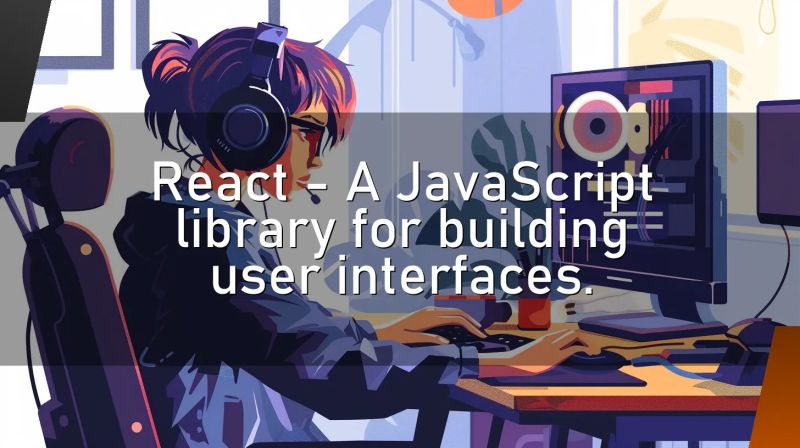 Reactjs A Powerful Javascript Library For Building User Interfaces - Dark Illustrations - Modern HD Collection