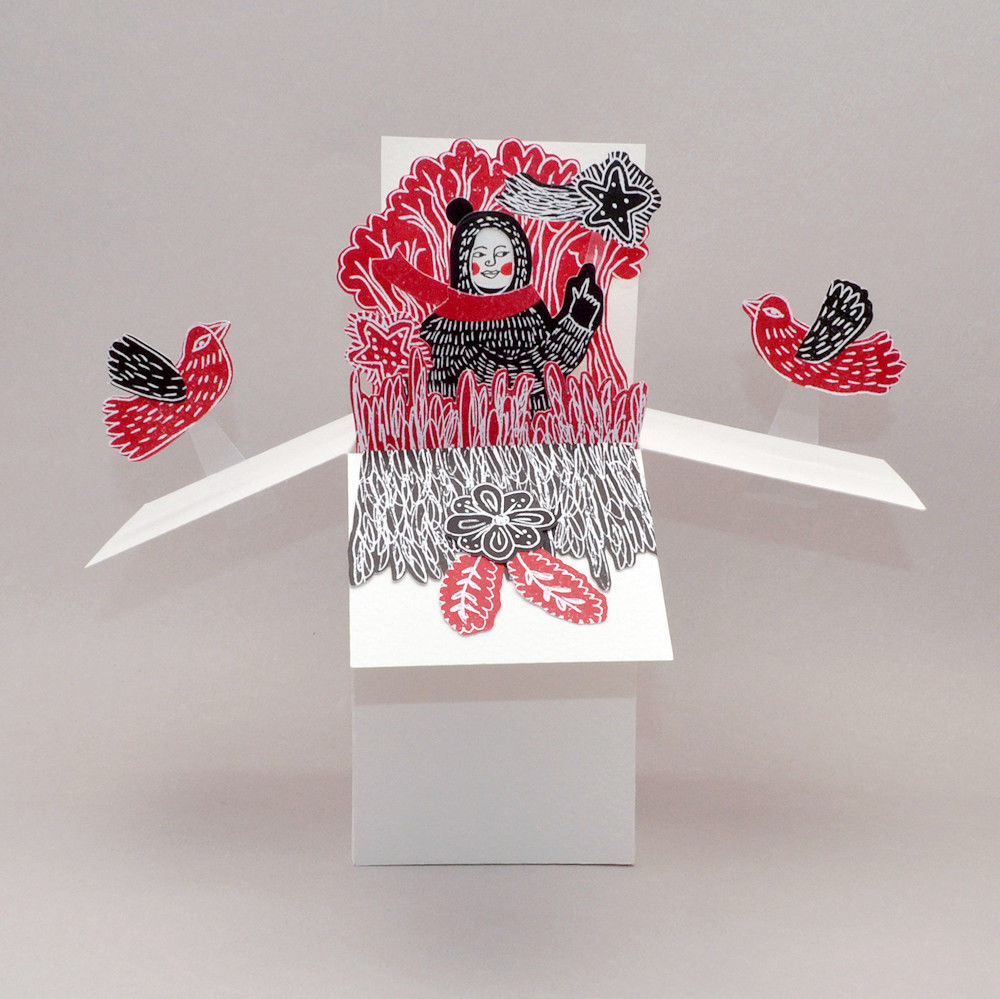 leporello, carte 3 d, livre objet, livre miniature, pop-up, livre d'artiste