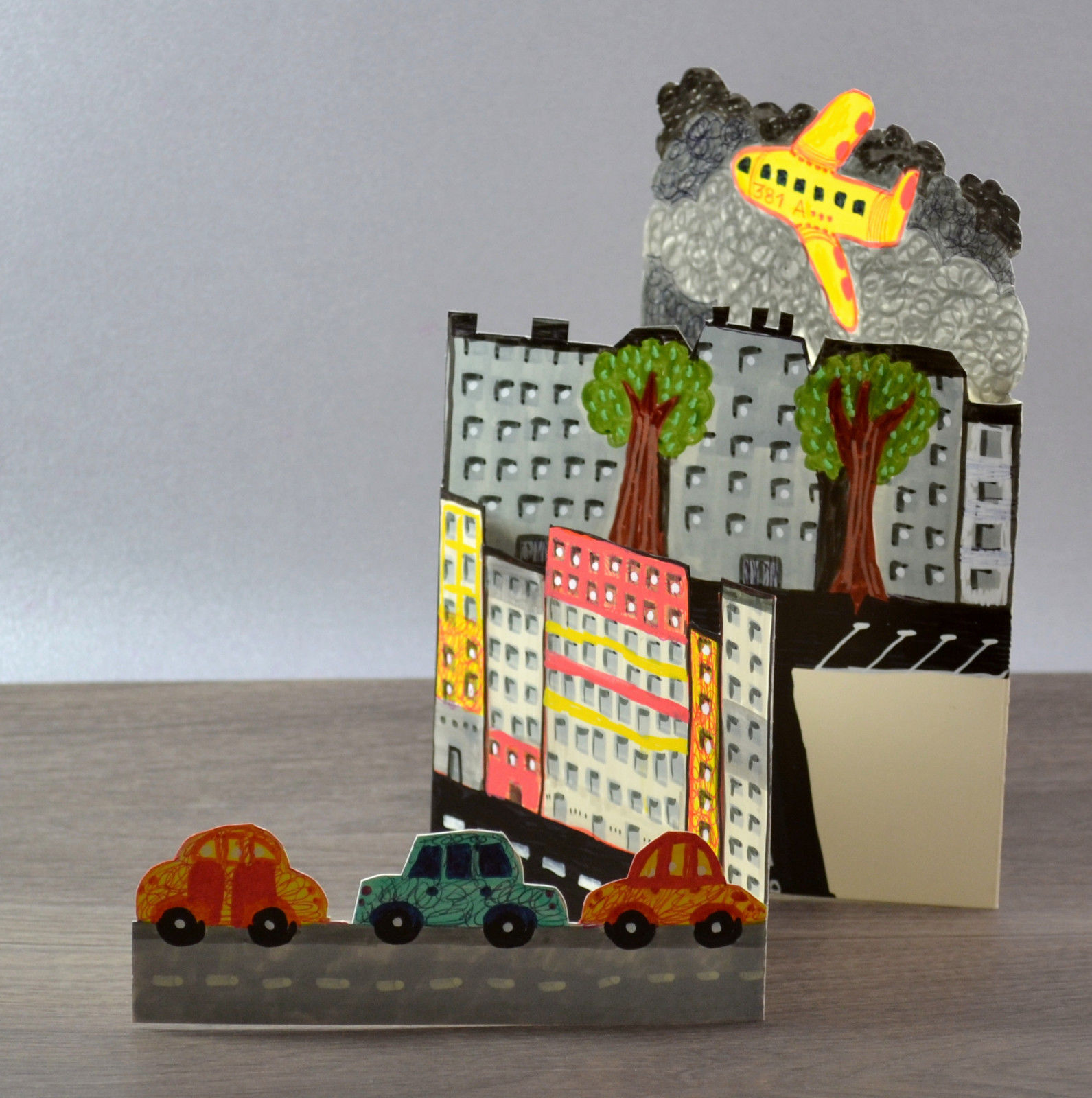 leporello, carte 3 d, livre objet, livre miniature, pop-up, livre d'artiste