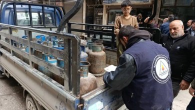 مصادرة 200 أسطوانة غاز منزلي بحلب