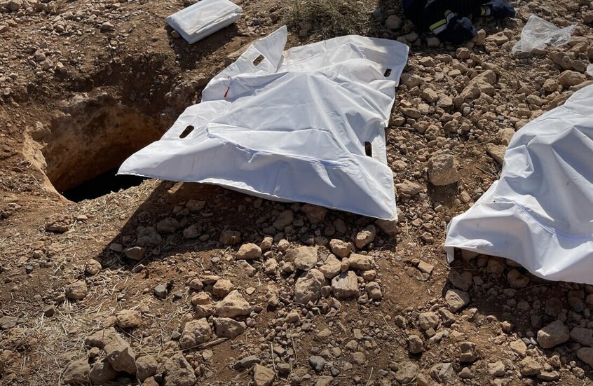اكتشاف مقبرة جماعية في مدينة دوما السورية