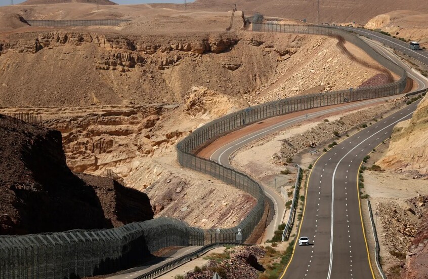 مركز قيادي جوي إسرائيلي على حدود مصر