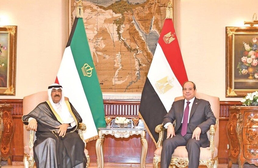 تنسيق مصري كويتي ضد تحركات إسـرائيل في غزة والصومال واليمن