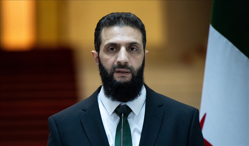 الرئيس السوري أحمد الشرع