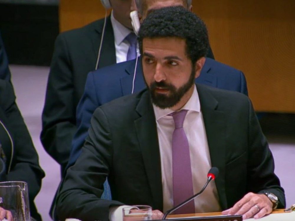 مندوب سوريا الدائم لدى الأمم المتحدة إبراهيم علبي