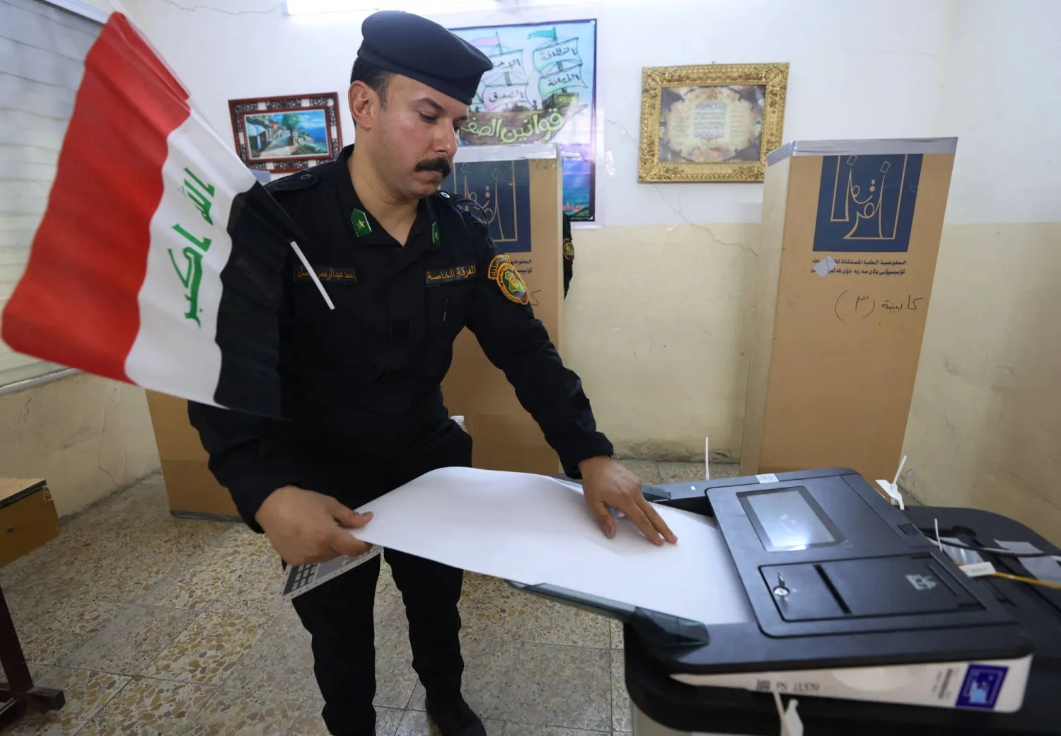 انتخابات العراق.. انتهاء التصويت الخاص بالعسكريين والنازحين