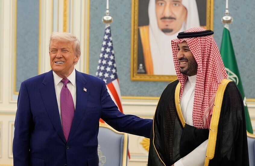 الرئيس الأمريكي يستقبل ولي العهد السعودي