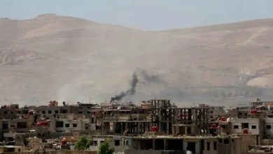 استهداف محيط مطار المزة العسكري بدمشق بقذائف مجهولة المصدر