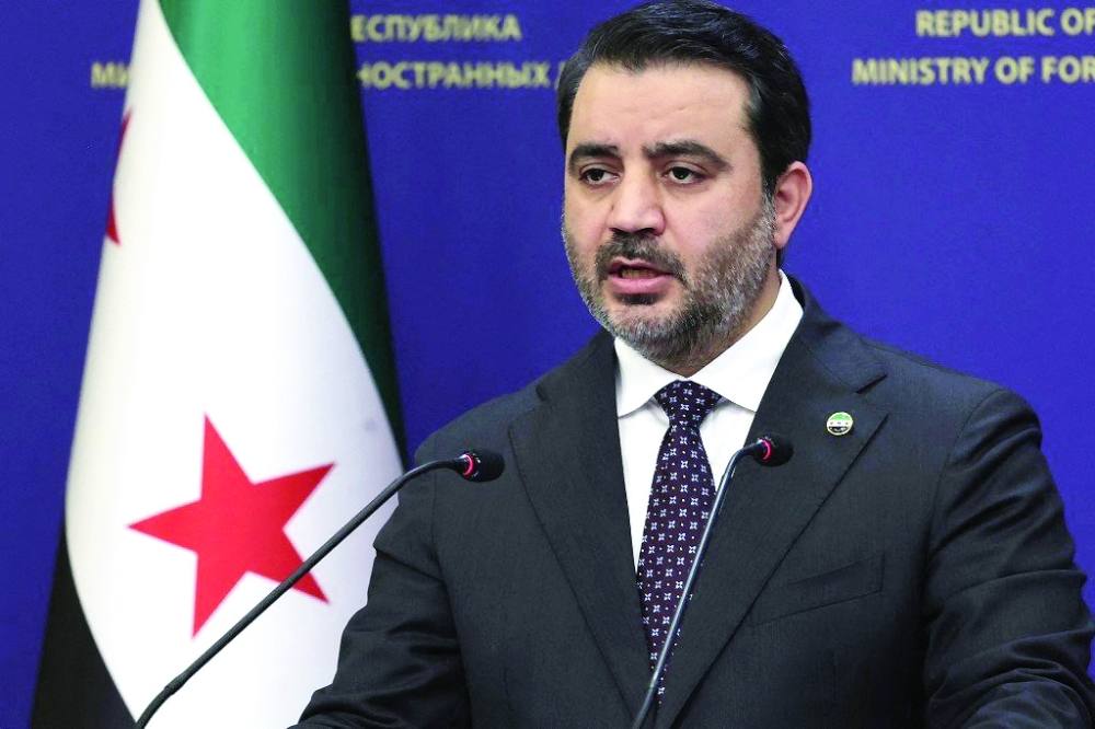 وزير الخارجية السوري أسعد الشيباني