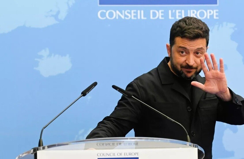 الرئيس الأوكراني فولوديمير زيلينسكي