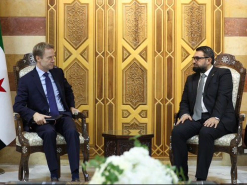 وزير العدل السوري يلتقى القائم بأعمال السفارة الفرنسية