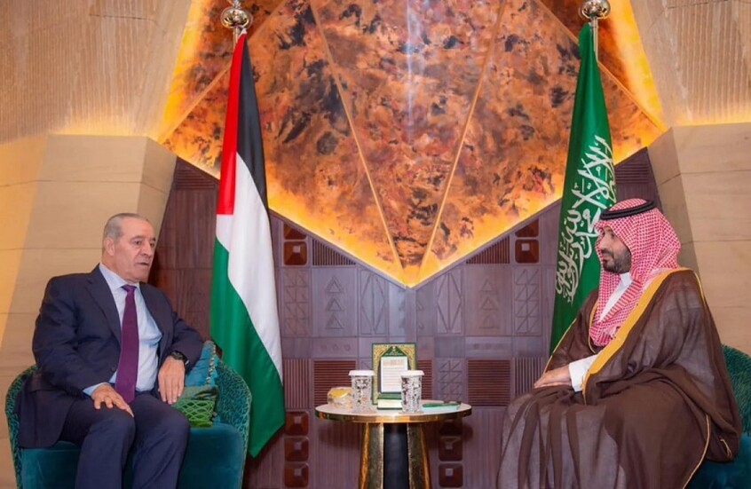 مباحثات بين ابن سلمان ونائب الرئيس الفلسطيني