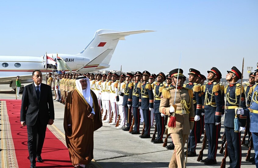ولي عهد البحرين يزور مصر
