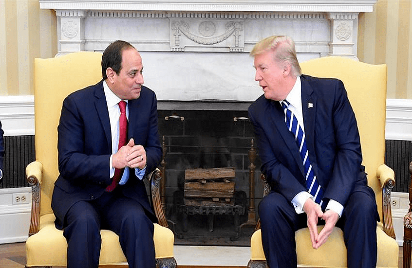 السيسي يوجه رسالة إلى ترامب
