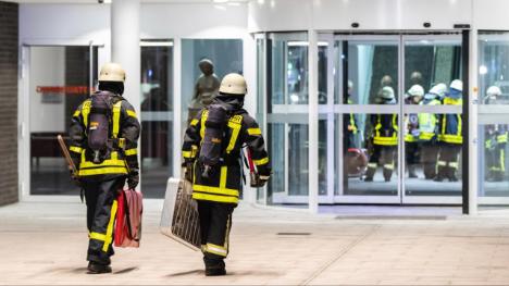 حريق بمستشفى بمدينة ريكلنكهاوزن