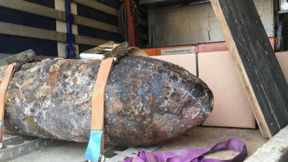 العثور على قنبلة بمدينة كلزنكرشن