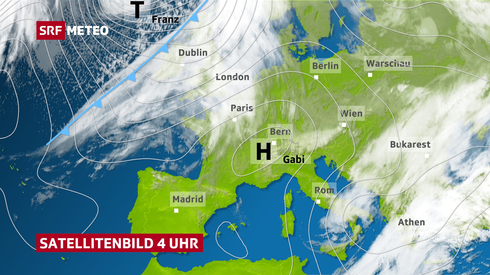 مديرية الأرصاد الجوية تحذر من مرور منخفض “فرانس” على المدن التالية