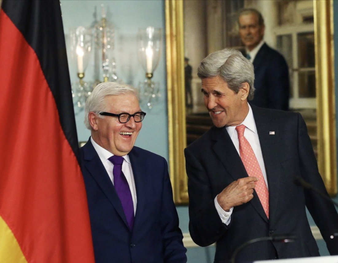 الرئيس الألماني يختتم زيارته لبوسطن بلقاء السياسي الديمقراطي جون جيري