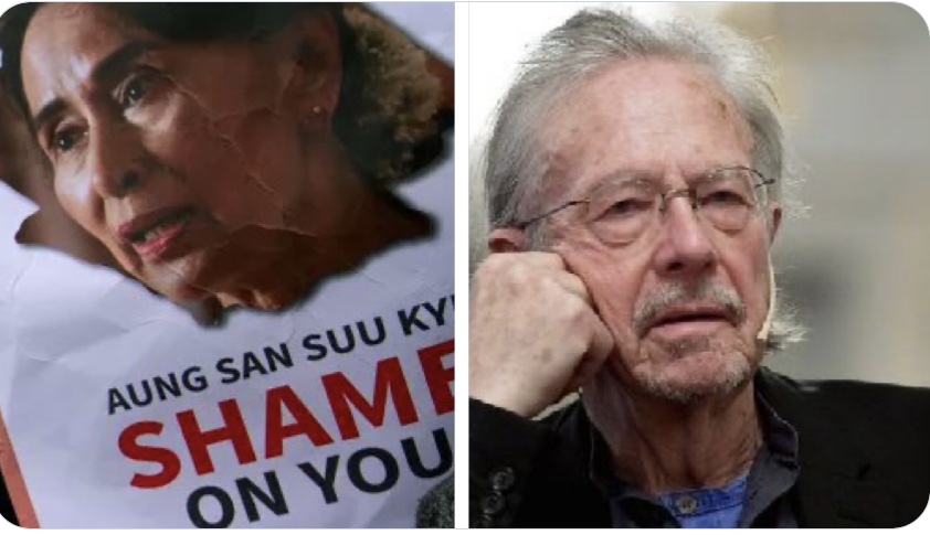 “جوائز نوبل لمؤيدي إبادة المسلمين”