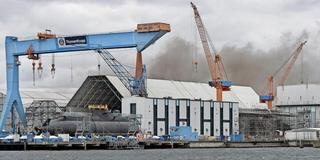 انفجار قنبلة من مخلفات الحرب العالمية في مدينة كيل ألمانيا