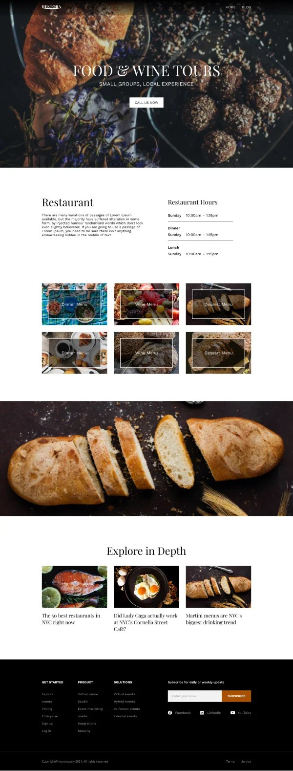 Restaurant Theme Nacgo