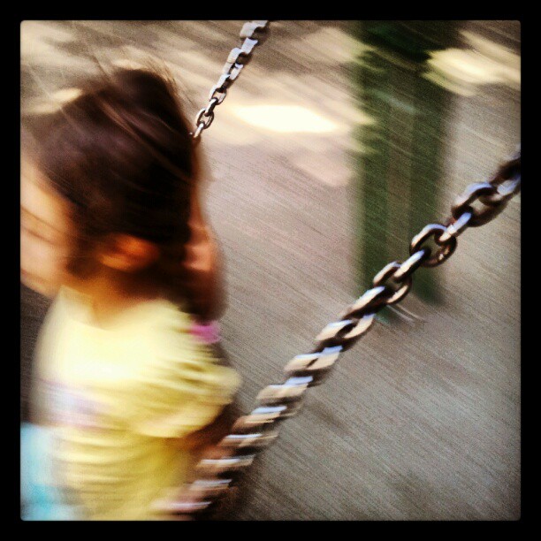 swinging away