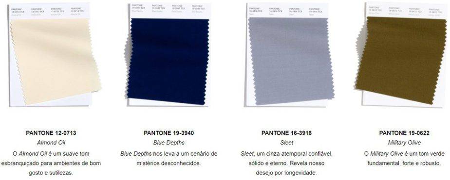 A paleta de cores inverno profundo traz cores frias em tons escuros,. TendÃªncias de cores da Pantone para 2021 - Nada FrÃ¡gil