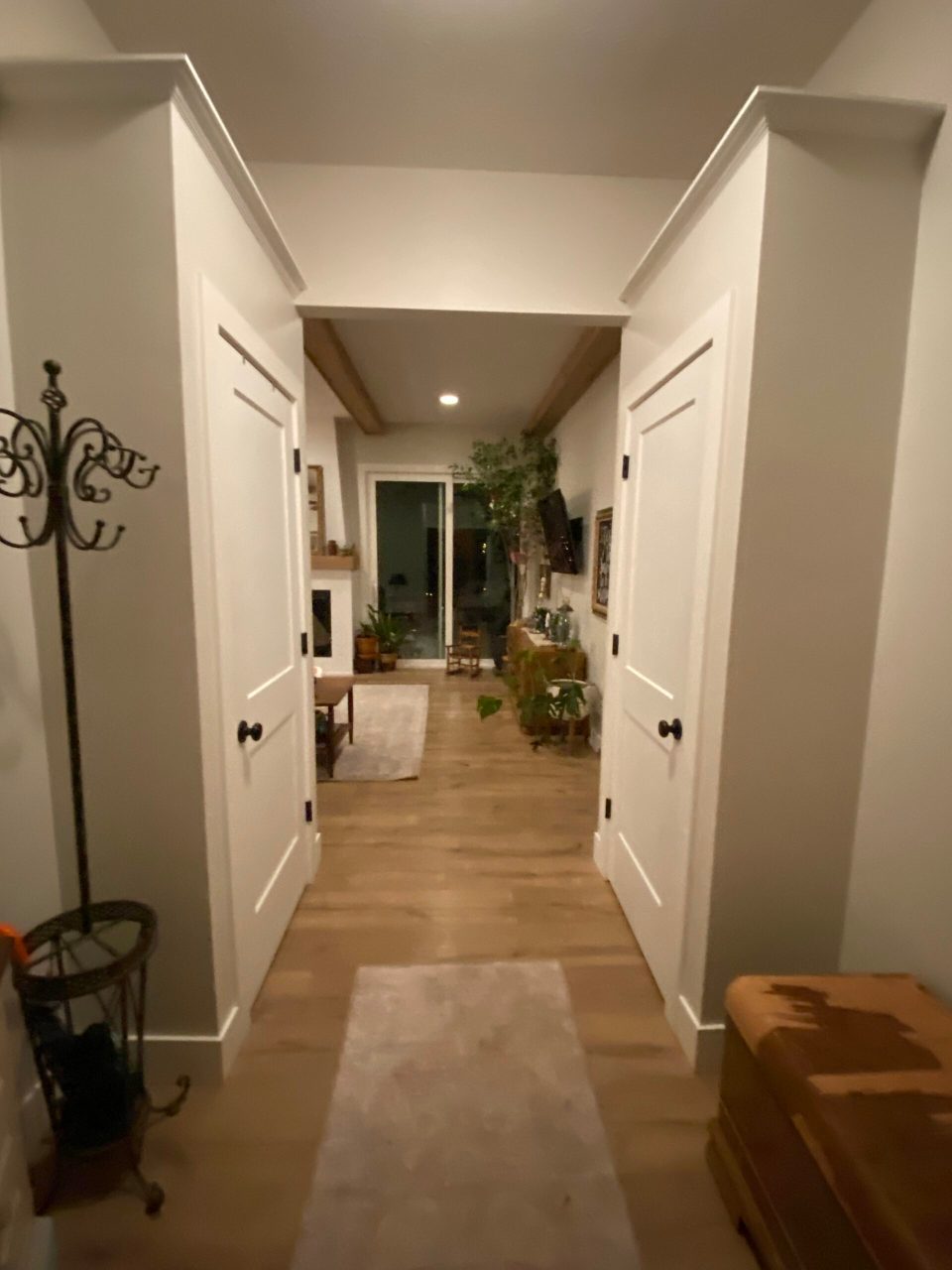 How to design an akward entryway