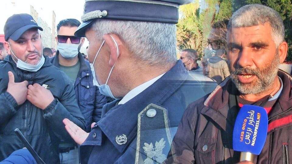 شاهدوا.. سائقو الطاكسيات الكبيرة بالناظور يحتجون ضد “الحكرة” والمعاناة ويكشفون: “حالتنا مكتعجبش”