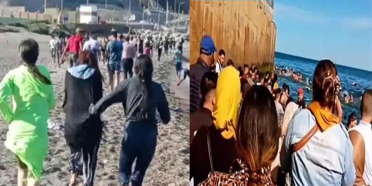 حريك جماعي”.. مئات المغاربة يهاجرون “سباحة” صوب سبتة المحتلة