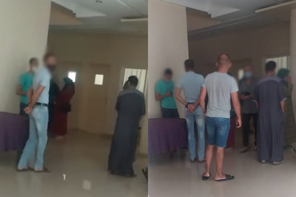 أزغنغان .. عون سلطة يخرق القانون بمساعدة أحد أقرباء مرشح لجمع أصوات بأحد مراكز التصويت