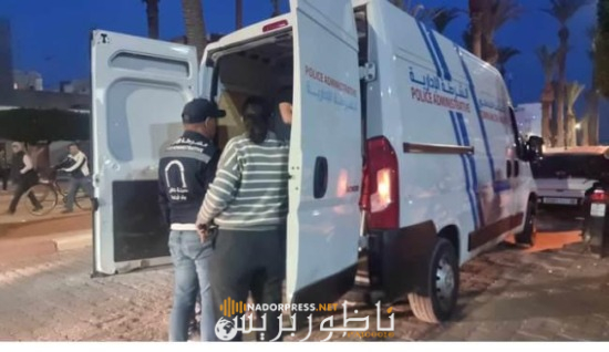 قائدة الملحقة الإدارية الأولى بالناظور تقود حملة لمراقبة المقاهي بشارع محمد الخامس – صور