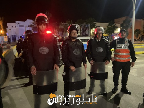 هكذا سَهـِر أمن الناظور على تأمين “ليلة البوناني”.. مُراقبة صارمة ودوريات مُكثّفة